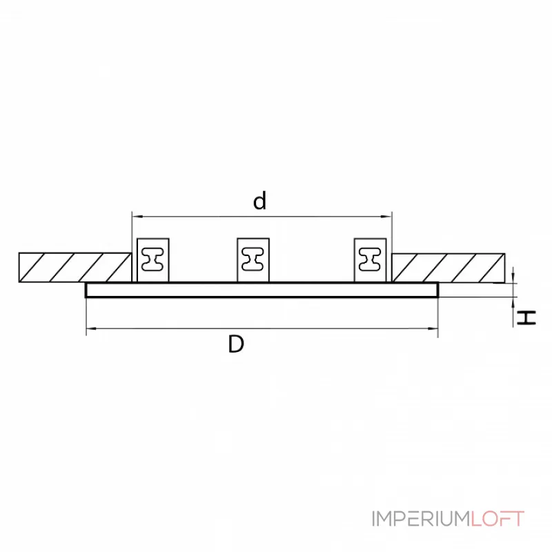 Рамка на 3 светильника Lightstar Intero 16 217639 Рамка на 3 светильника Lightstar Intero 16 217639