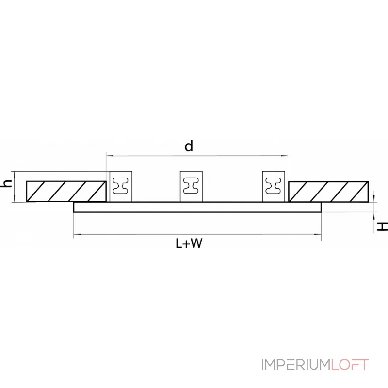 Рамка на 3 светильника Lightstar Domino 214636 от ImperiumLoft Рамка на 3 светильника Lightstar Domino 214636 от ImperiumLoft