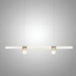 Подвесная люстра Pendant Horizontal L106 со стеклянными фактурными плафонами