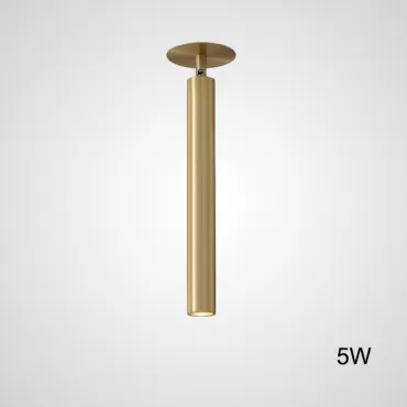 Встроенный потолочный точечный светильник LINO C H36 Brass 5W