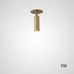 Встроенный потолочный точечный светильник LINO C H16 Brass 7W от ImperiumLoft