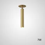 Встроенный потолочный точечный светильник LINO C H26 Brass 7W от ImperiumLoft