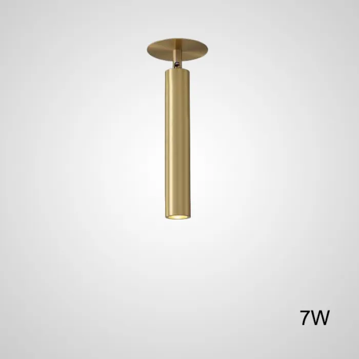 Встроенный потолочный точечный светильник LINO C H26 Brass 7W от ImperiumLoft
