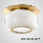 Точечный светодиодный светильник MENO Трехцветный свет 7W