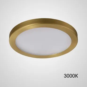 Точечный светодиодный светильник HEIN D10 Brass 3000К