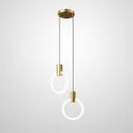 Подвесной светильник DAMON DUO Brass от ImperiumLoft
