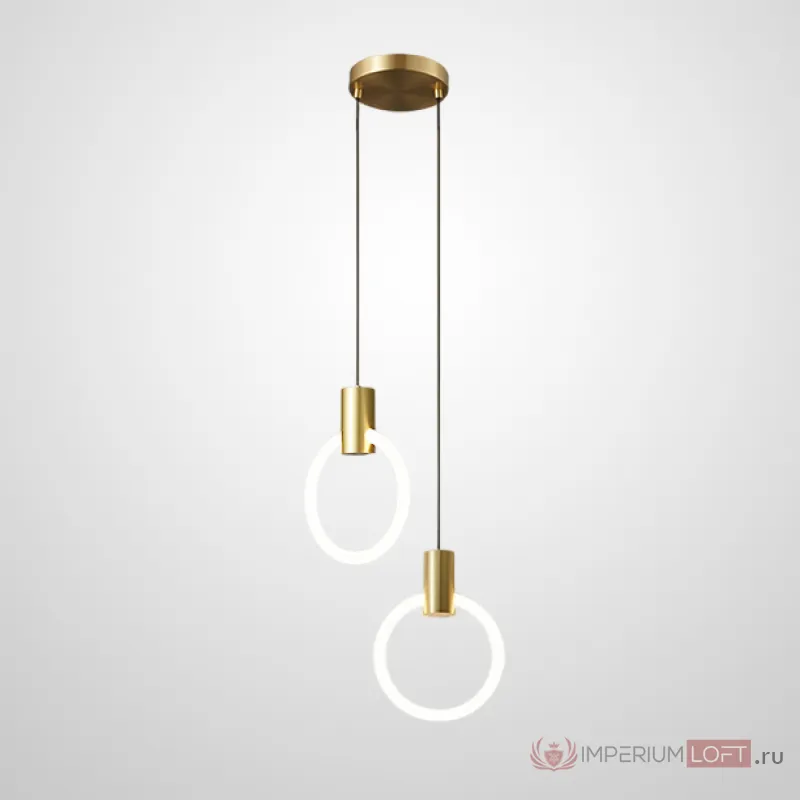 Подвесной светильник DAMON DUO Brass от ImperiumLoft