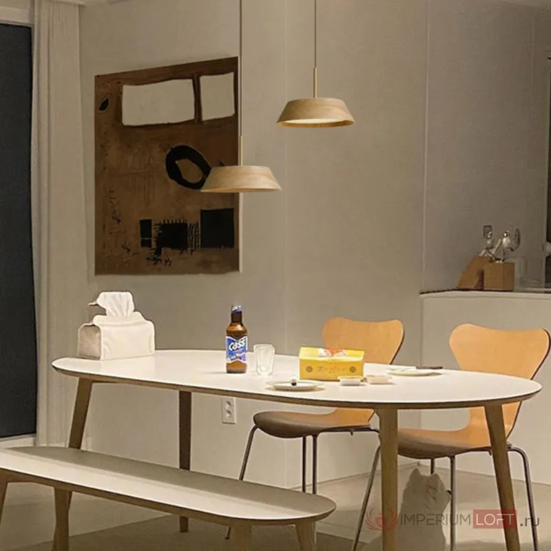 Подвесной светильник BENONI B COMBO L90 Walnut от ImperiumLoft