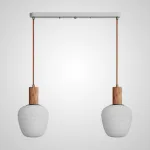 Подвесной светильник DAGFIN DUO White от ImperiumLoft