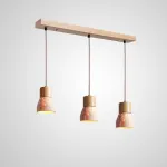 Подвесной светильник MELIUS TRIO A Light brown Планка от ImperiumLoft