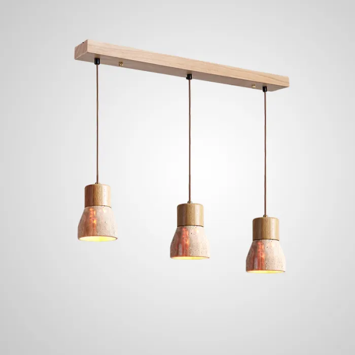 Подвесной светильник MELIUS TRIO A Light brown Планка от ImperiumLoft