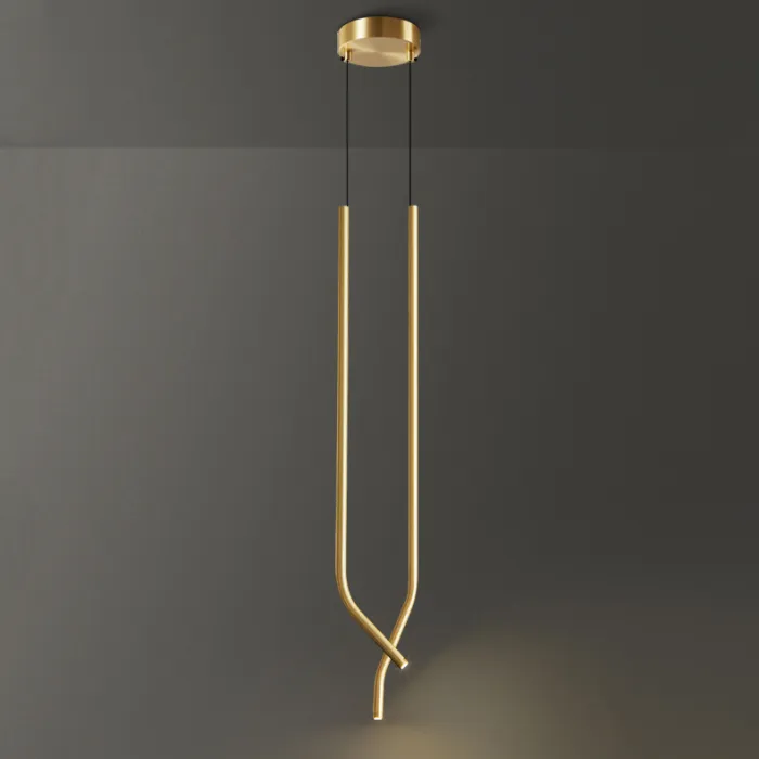 Подвесной светильник ZAKRIS DUO Brass от ImperiumLoft