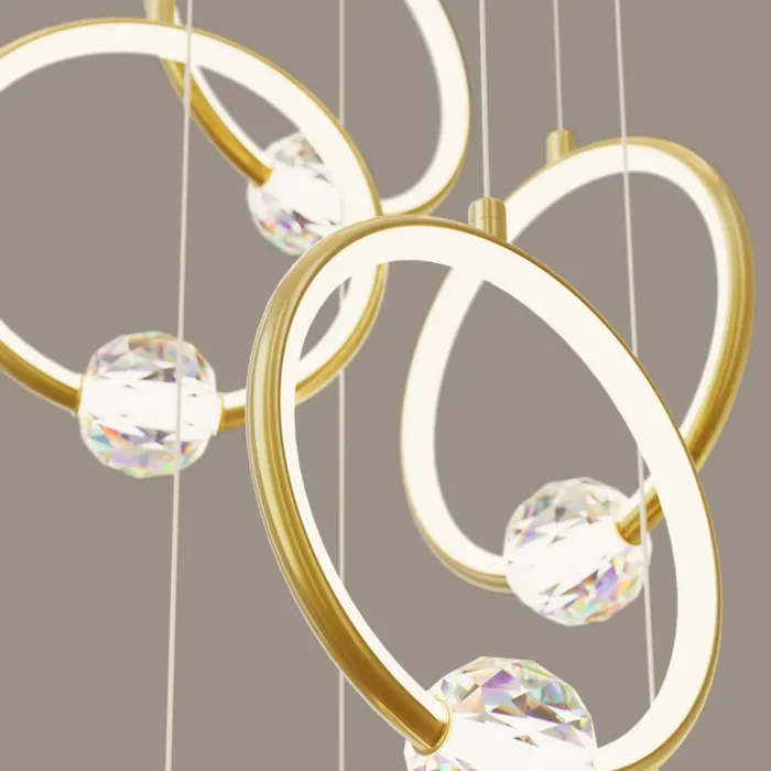 Подвесной светильник LUANA MORE L20 Brass от ImperiumLoft