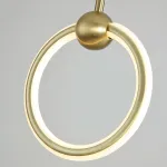 Подвесной светильник RING DUO B Brass 4000К от ImperiumLoft