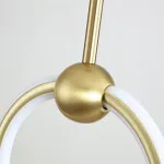 Подвесной светильник RING DUO B Brass 4000К от ImperiumLoft