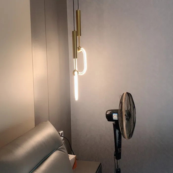 Подвесной светильник RING DUO B Brass 4000К от ImperiumLoft