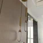 Подвесной светильник RING DUO B Brass 4000К от ImperiumLoft