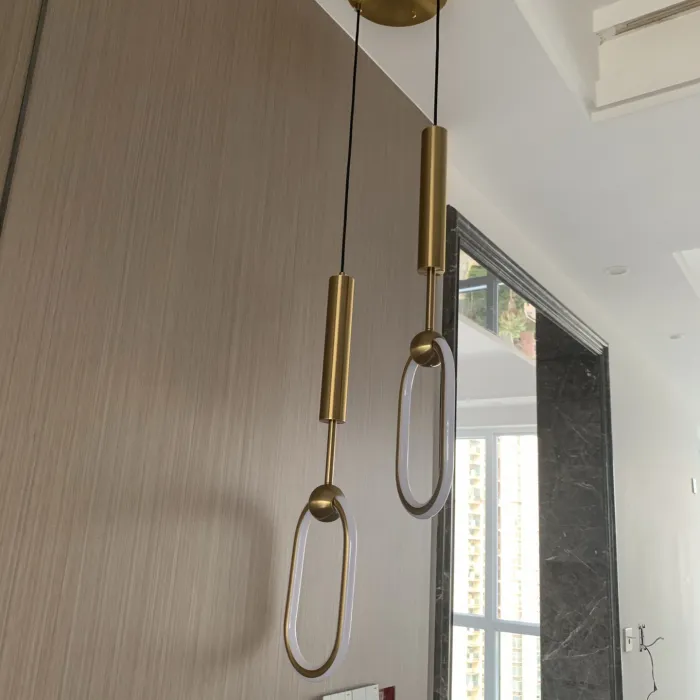 Подвесной светильник RING DUO B Brass 4000К от ImperiumLoft