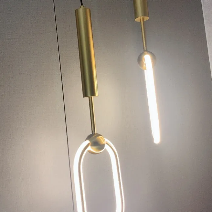 Подвесной светильник RING DUO B Brass 4000К от ImperiumLoft