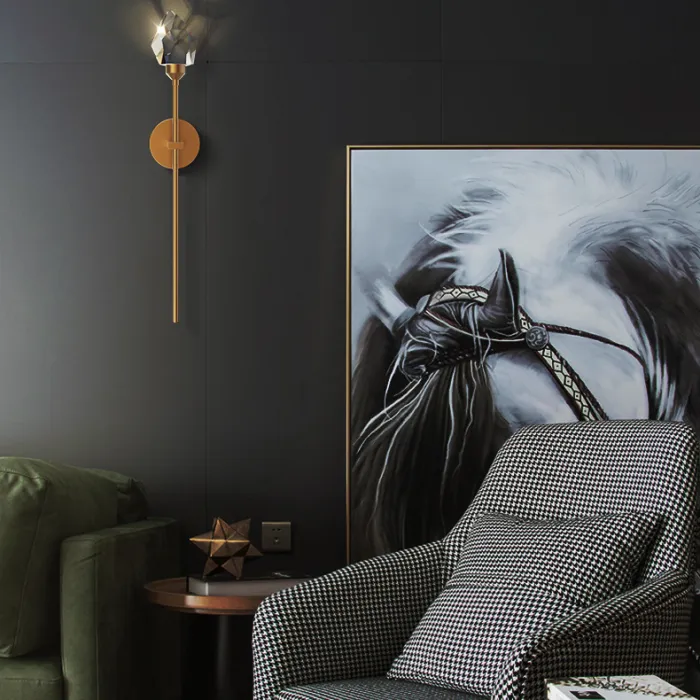 Настенный светильник CRISTEL D WALL Brass от ImperiumLoft