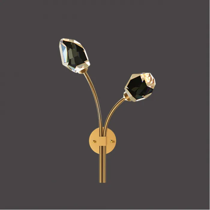 Настенный светильник CRISTEL C WALL L38 Right Brass от ImperiumLoft