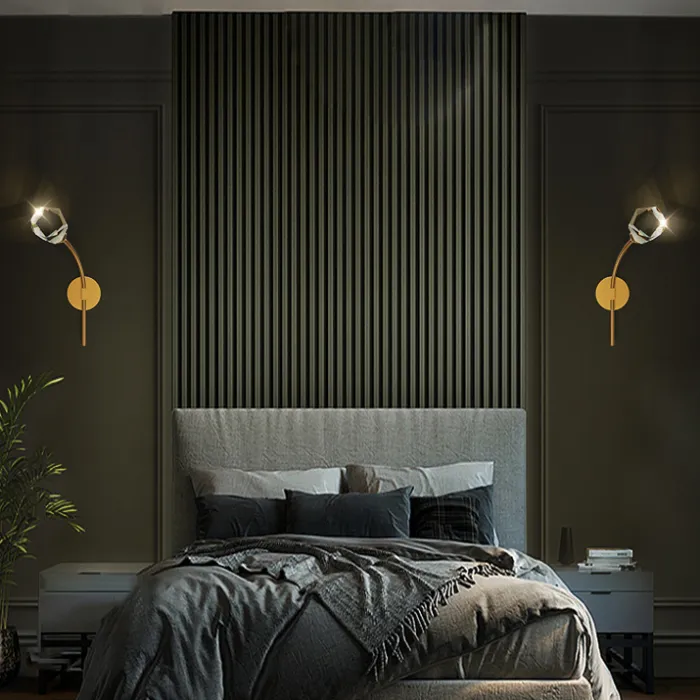 Настенный светильник CRISTEL C WALL L38 Left Black от ImperiumLoft