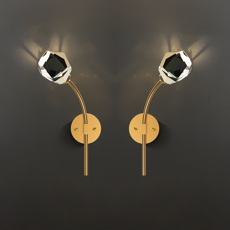 Настенный светильник CRISTEL C WALL L23 Right Brass от ImperiumLoft