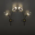 Настенный светильник CRISTEL C WALL L38 Left Black от ImperiumLoft