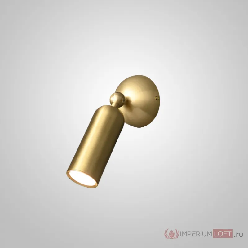 Настенный светильник LEFFE B WALL Brass от ImperiumLoft