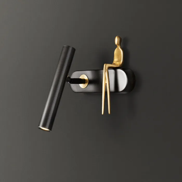 Настенный светильник REMUS Right Black от ImperiumLoft