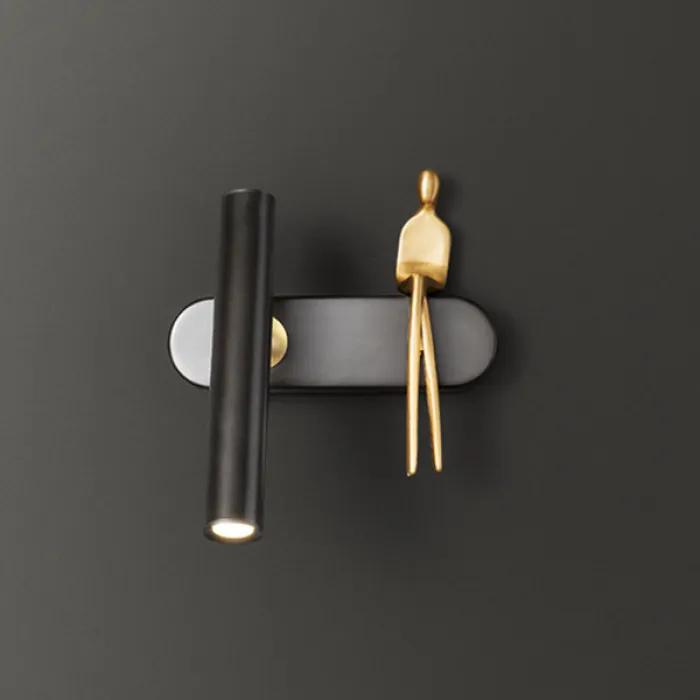 Настенный светильник REMUS Right Black от ImperiumLoft