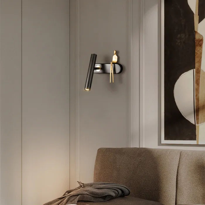 Настенный светильник REMUS Right Black от ImperiumLoft