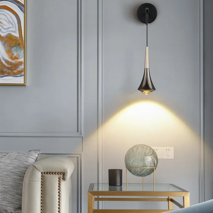 Настенный светильник CAI WALL Black Трехцветный свет от ImperiumLoft