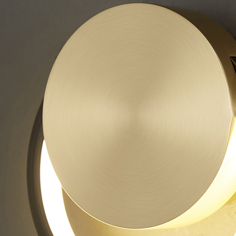 Настенный светильник WOLKE SMALL D15 Brass от ImperiumLoft