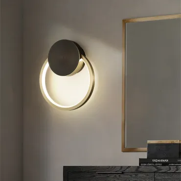 Настенный светильник WOLKE SMALL D15 Brass от ImperiumLoft