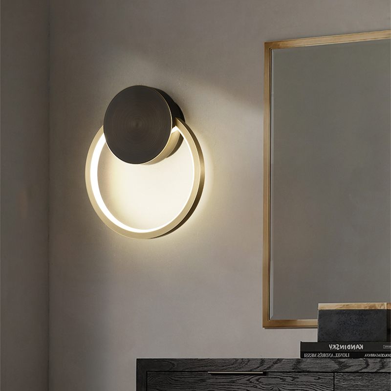 Настенный светильник WOLKE SMALL D15 Brass от ImperiumLoft