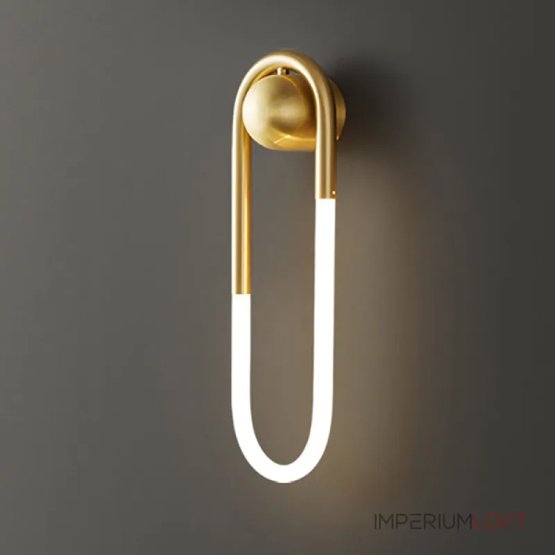 Настенный светильник GABI WALL H45 Brass