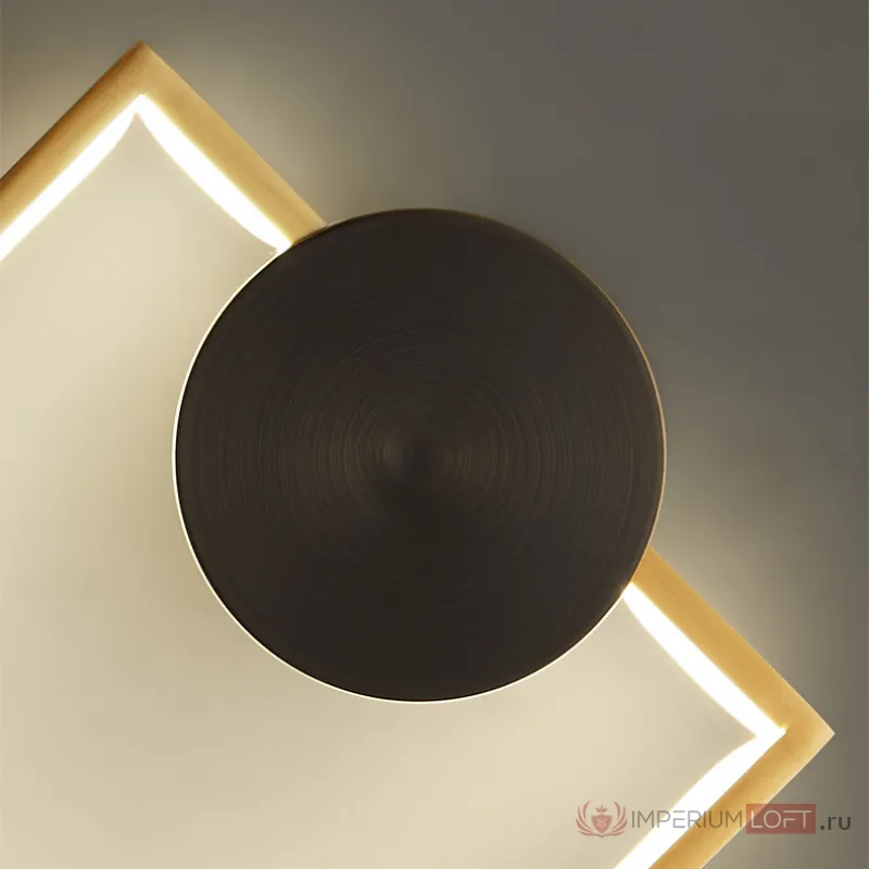 Настенный светильник WOLKE WIDE L24 Brass от ImperiumLoft