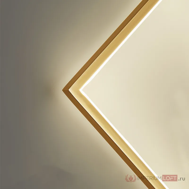 Настенный светильник WOLKE WIDE L24 Brass от ImperiumLoft