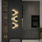 Настенный светильник WOLKE WIDE L28 Black от ImperiumLoft