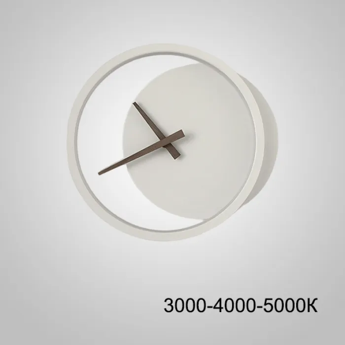 Настенный светильник CLOCK White Трехцветный свет от ImperiumLoft