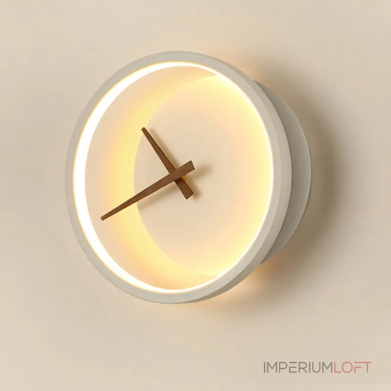 Настенный светильник CLOCK Black Трехцветный свет