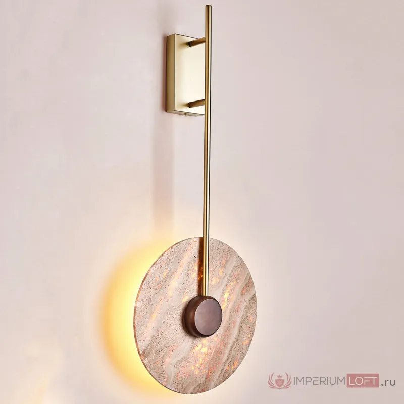 Настенный светильник JOAR D30 Brass от ImperiumLoft