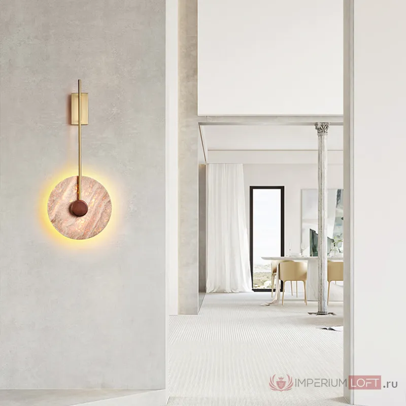 Настенный светильник JOAR D30 Brass от ImperiumLoft