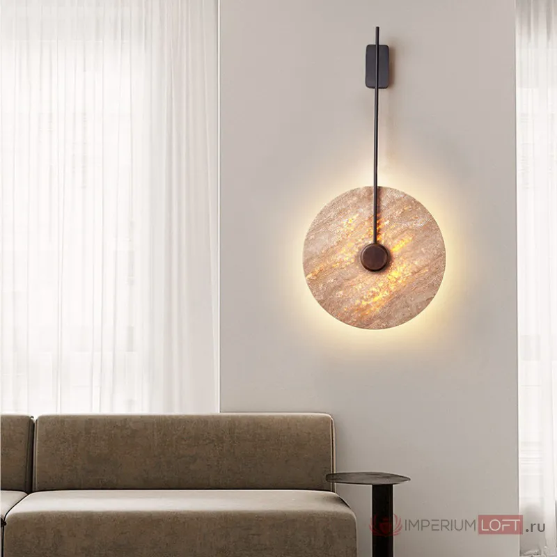 Настенный светильник JOAR D30 Brass от ImperiumLoft