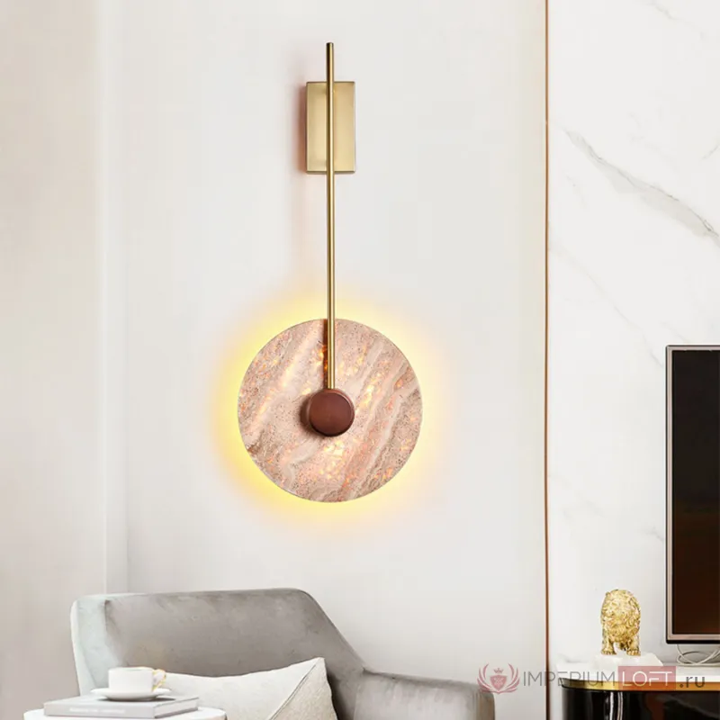 Настенный светильник JOAR D30 Brass от ImperiumLoft