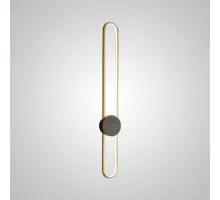 Настенный светильник HEIDY L H90 Brass Black