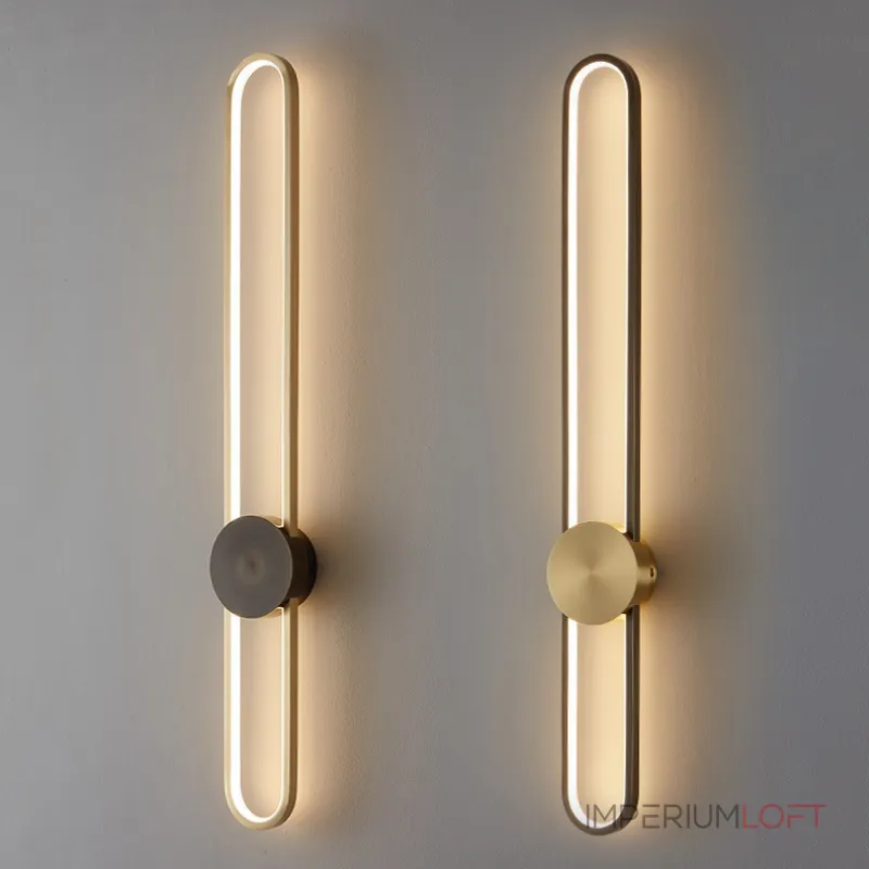 Настенный светильник HEIDY L H90 Brass Black от ImperiumLoft Настенный светильник HEIDY L H90 Brass Black от ImperiumLoft