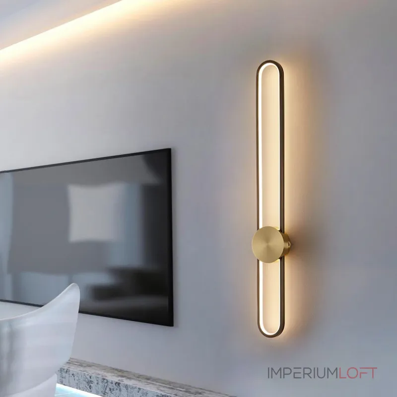 Настенный светильник HEIDY L H90 Brass Black от ImperiumLoft Настенный светильник HEIDY L H90 Brass Black от ImperiumLoft