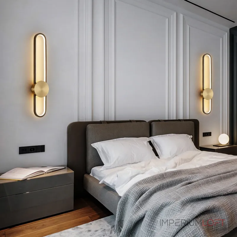 Настенный светильник HEIDY L H90 Brass Black от ImperiumLoft Настенный светильник HEIDY L H90 Brass Black от ImperiumLoft